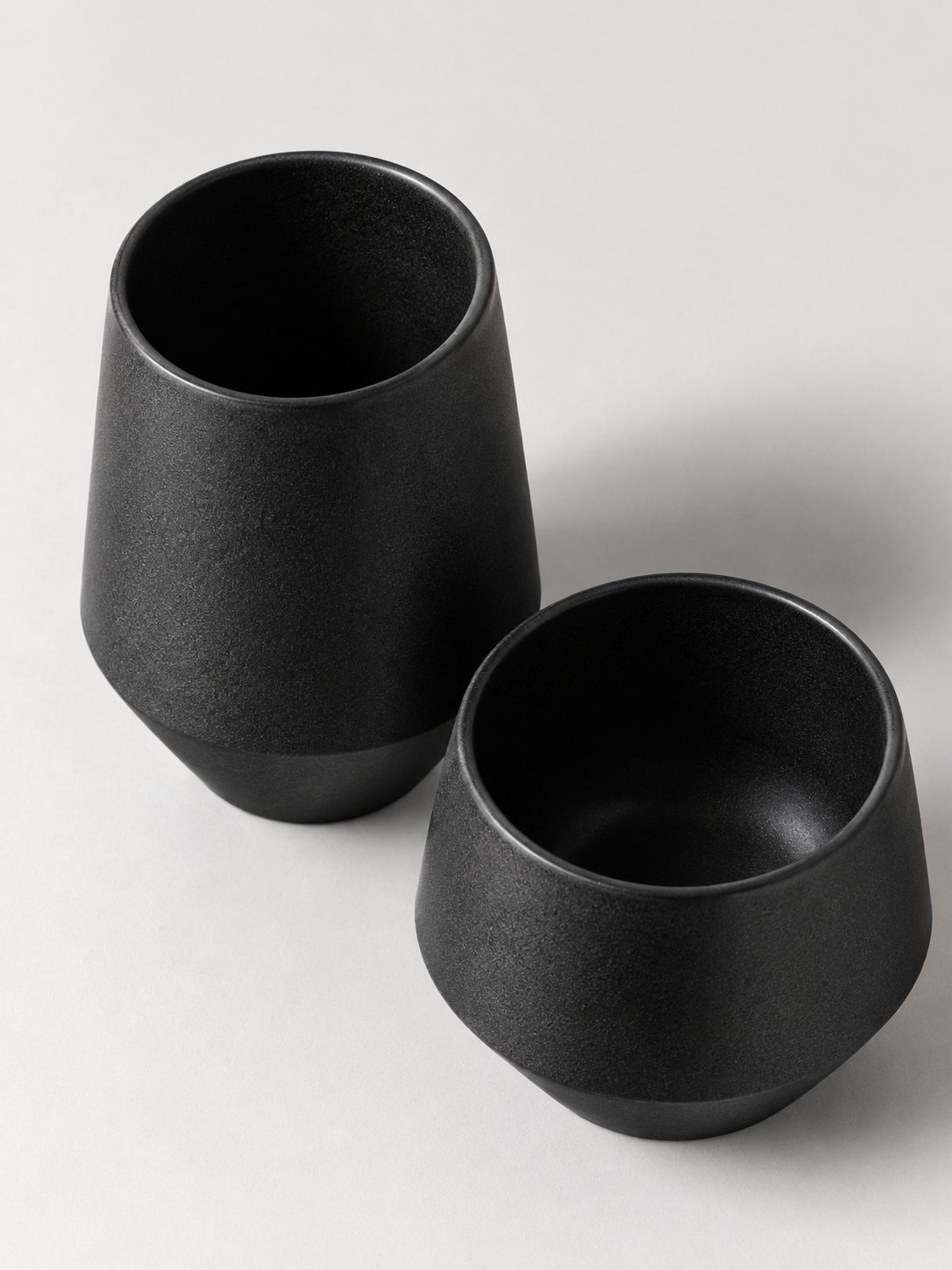 Frustum Tea Cup - Black - Image 4
